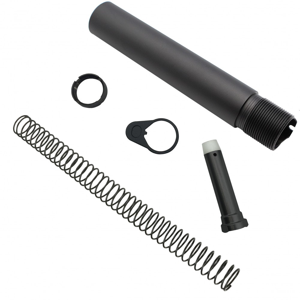 AR-15 Pistol Blade W/Complete Buffer Tube Kit - Polymer Flat Dark Earth - No Foam Pad