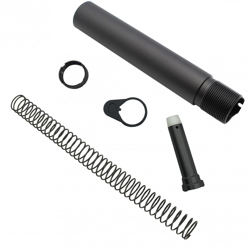 AR-15 Pistol Blade W/Complete Buffer Tube Kit - Polymer OD Green - No Foam Pad