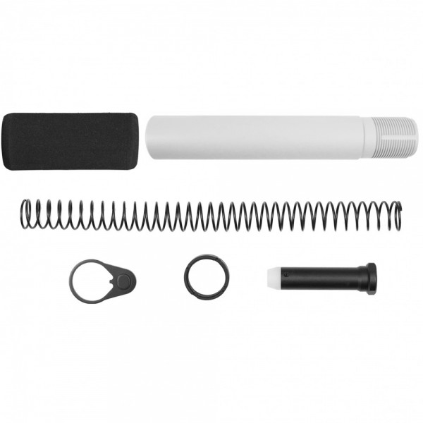 CERAKOTE Bright White |AR-15 .223/5.56 Complete Pistol Buffer Tube Kit CERAKOTE Bright White |AR-15 .223/5.56 Complete Pistol Buffer Tube Kit