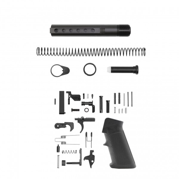 AR-10 / LR-308 Complete Buffer Tube Kit W/ Lower Parts Kit Option | Mil-Spec AR-10 / LR-308 Complete Buffer Tube Kit W/ Lower Parts Kit Option | Mil-Spec