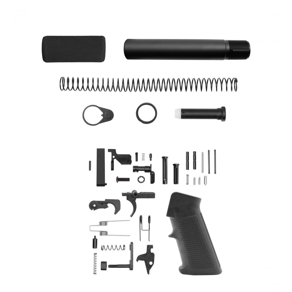 AR-10 / LR-308 Complete Pistol Buffer Tube Kit W/ Lower Parts Kit Option
