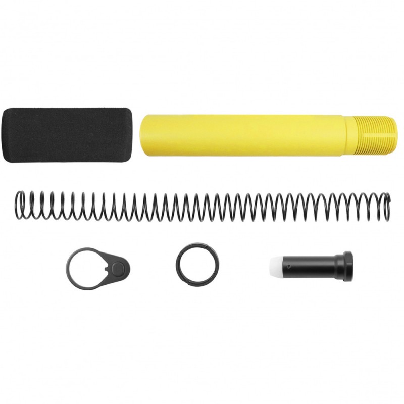 CERAKOTE LEMON ZEST | AR-10 / LR-308 Complete Pistol Buffer Tube Kit W/ 3.5 oz Buffer