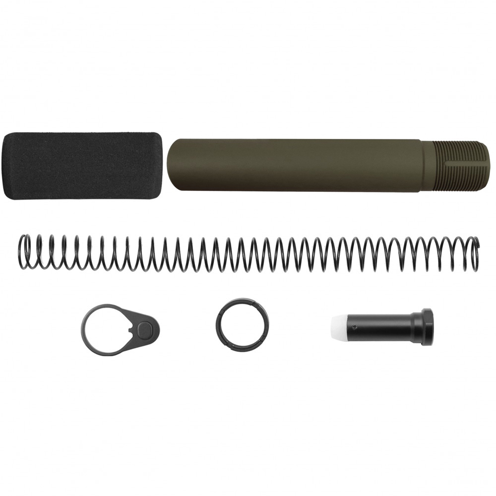 CERAKOTE OD GREEN| AR-10 / LR-308 Complete Pistol Buffer Tube Kit W/ 3.5 oz Buffer