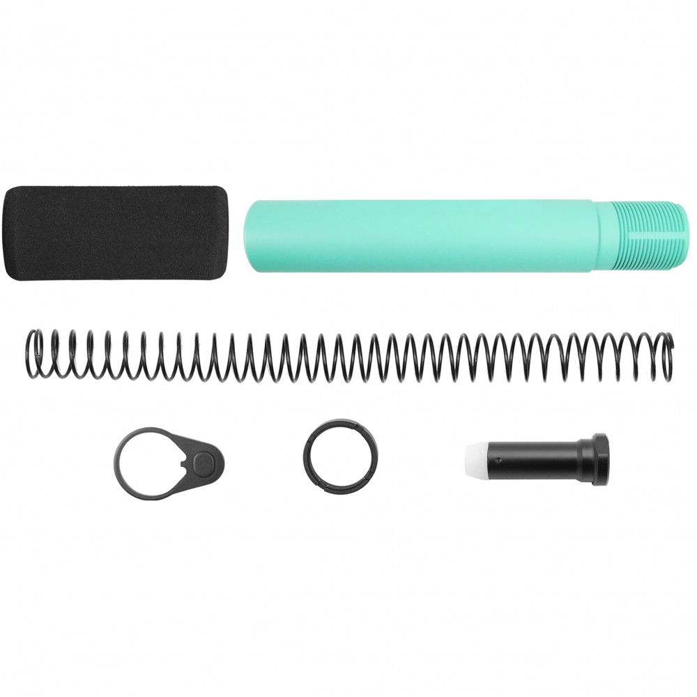 CERAKOTE ROBINS EGG| AR-10 / LR-308 Complete Pistol Buffer Tube Kit W/ 3.5 oz Buffer