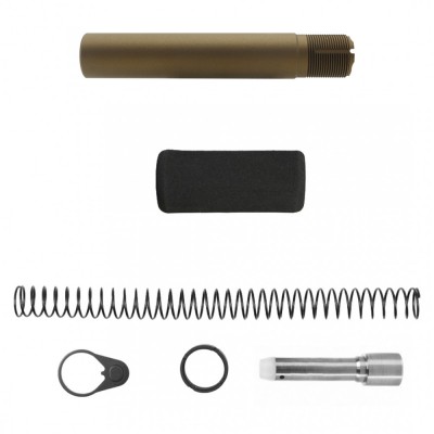 CERAKOTE BURNT BRONZE| AR-9mm Pistol Buffer Tube Kit W/ Foam Pad