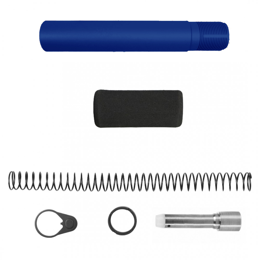 CERAKOTE BLUE FLAME| AR-9mm Pistol Buffer Tube Kit W/ Foam Pad