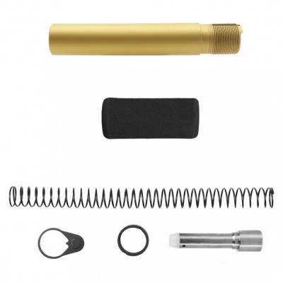 CERAKOTE GOLD| AR-9mm Pistol Buffer Tube Kit W/ Foam Pad