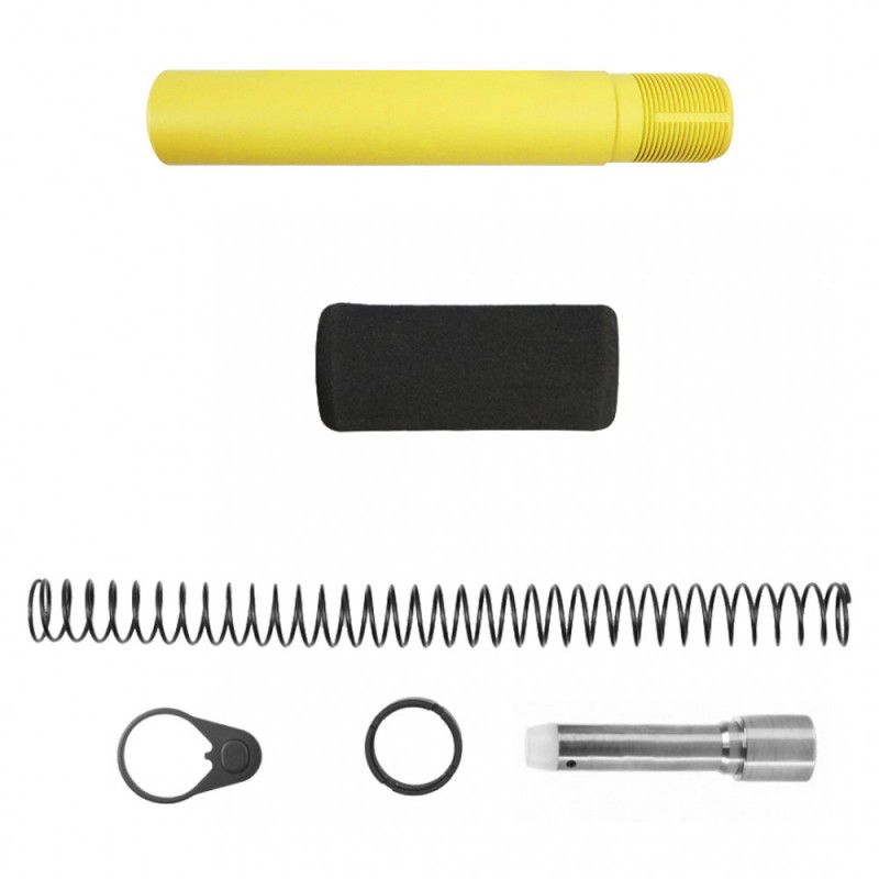 CERAKOTE LEMON ZEST| AR-9mm Pistol Buffer Tube Kit W/ Foam Pad