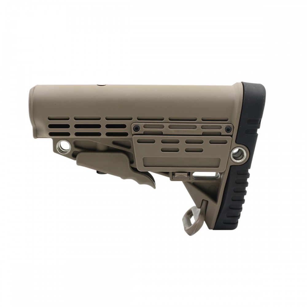  POLYMER COLOR OPTION| AR-15/ AR-10 CARBINE COLLAPSIBLE STOCK With STORAGE COMPARTMENT| MIL-SPEC
