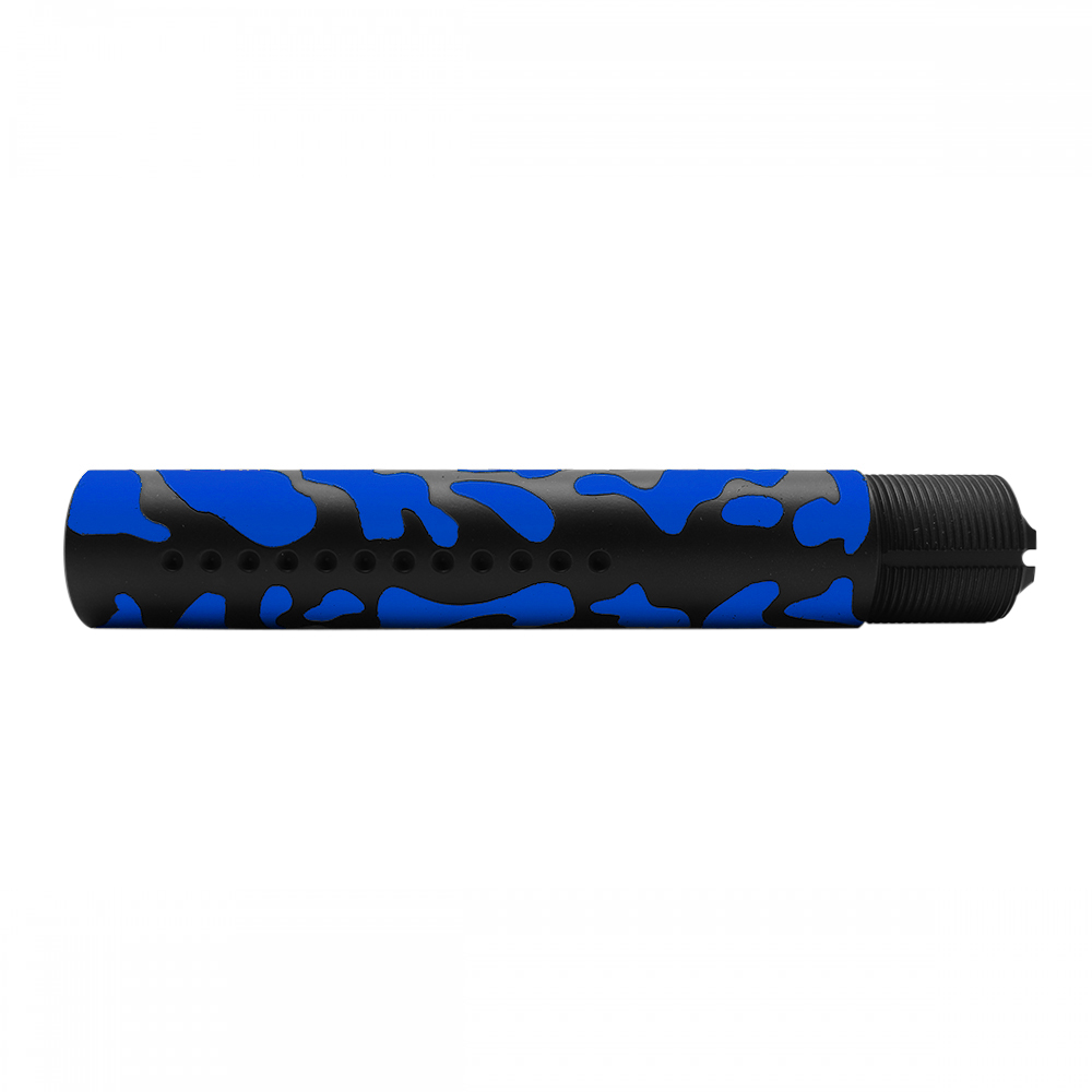 CERAKOTE CAMO BLU | AR-15 Custom Made Pistol Buffer Tube - Base BLK - Pattern - BLU CERAKOTE CAMO BLU | AR-15 Custom Made Pistol Buffer Tube - Base BLK - Pattern - BLU