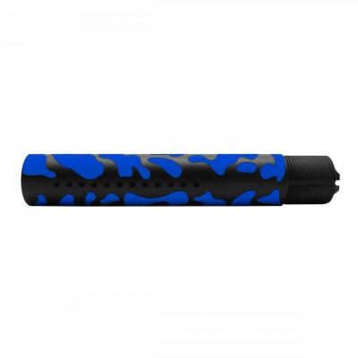 CERAKOTE CAMO BLU | AR-15 Custom Made Pistol Buffer Tube - Base BLK - Pattern - BLU