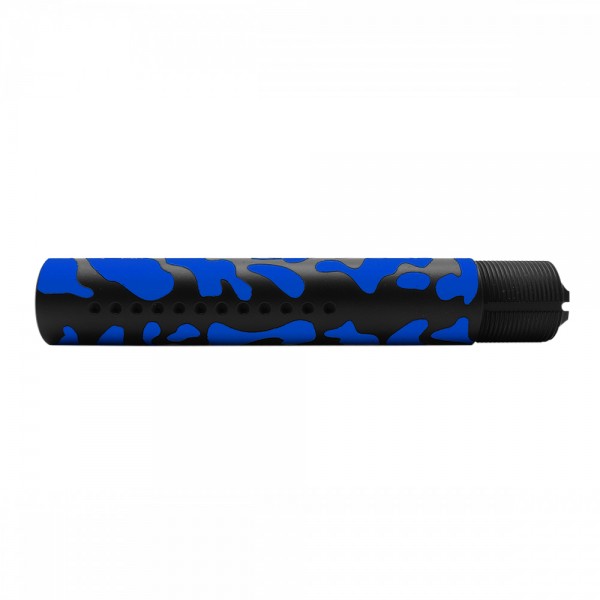 CERAKOTE CAMO BLU | AR-15 Custom Made Pistol Buffer Tube - Base BLK - Pattern - BLU