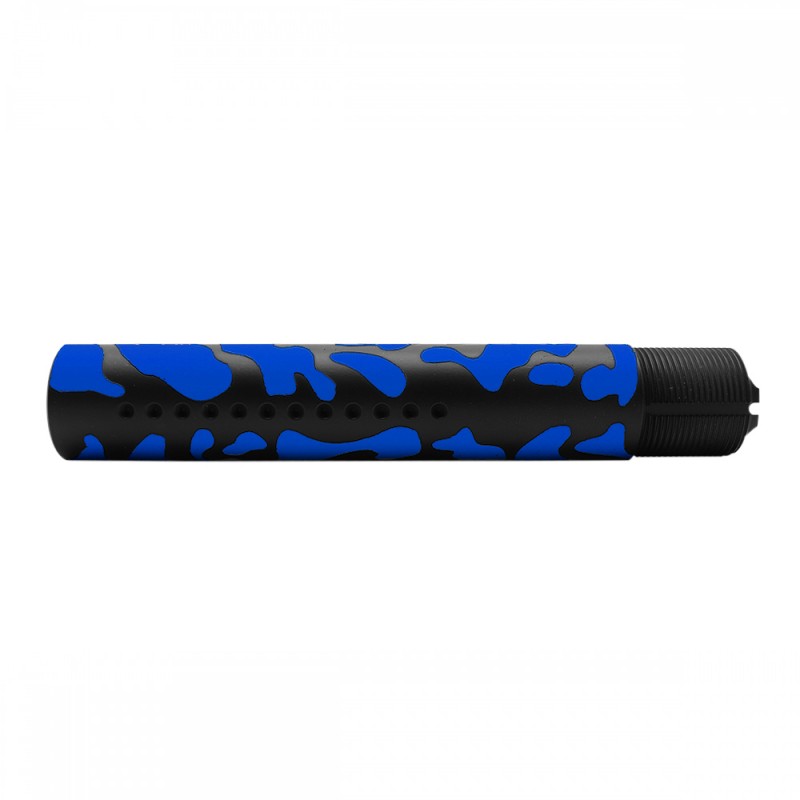 CERAKOTE CAMO BLU | AR-15 Custom Made Pistol Buffer Tube - Base BLK - Pattern - BLU CERAKOTE CAMO BLU | AR-15 Custom Made Pistol Buffer Tube - Base BLK - Pattern - BLU