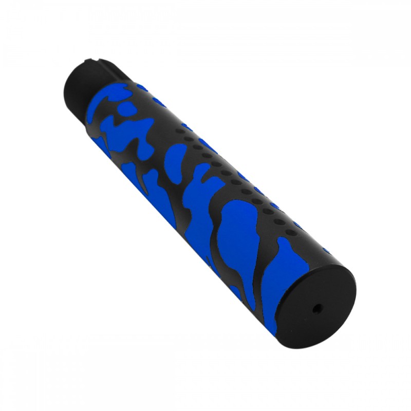 CERAKOTE CAMO BLU | AR-15 Custom Made Pistol Buffer Tube - Base BLK - Pattern - BLU CERAKOTE CAMO BLU | AR-15 Custom Made Pistol Buffer Tube - Base BLK - Pattern - BLU