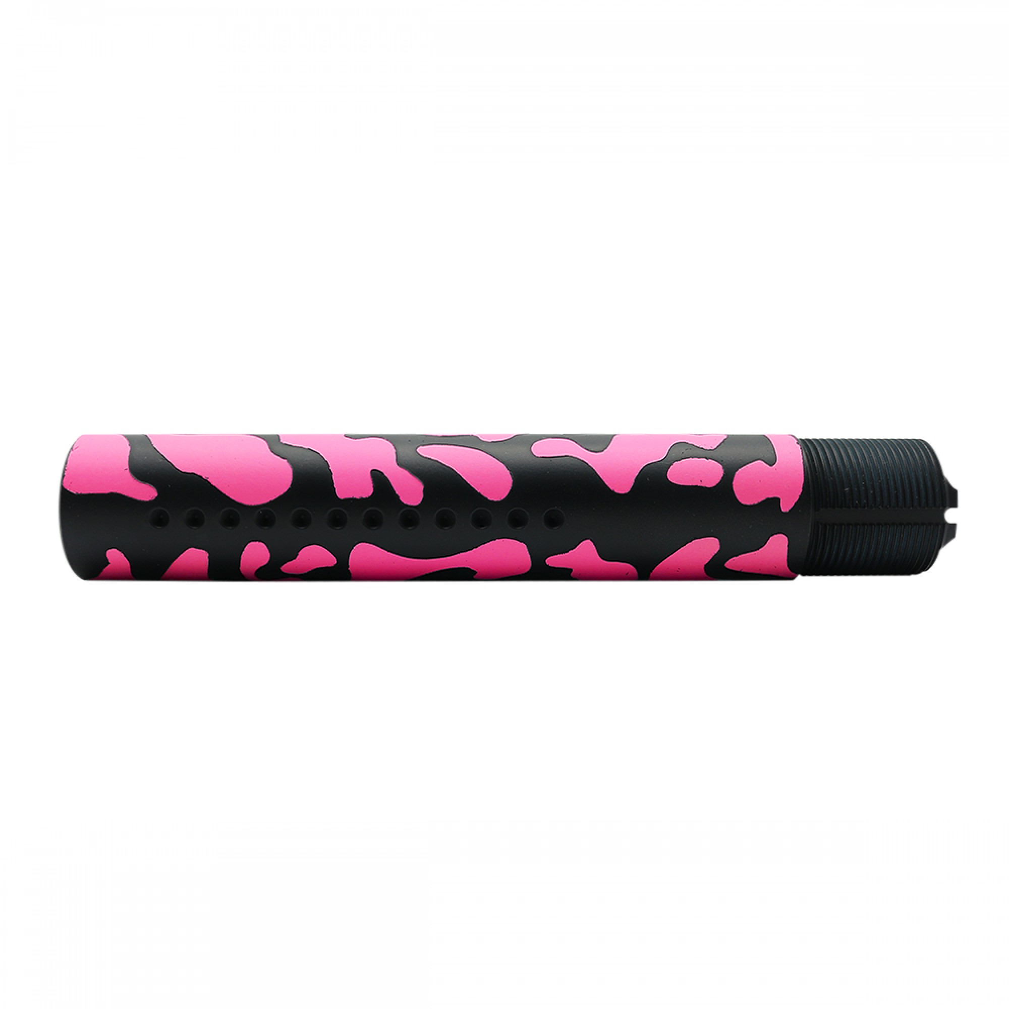 CERAKOTE CAMO AR15 Custom Made Pistol Buffer Tube Black and Pink