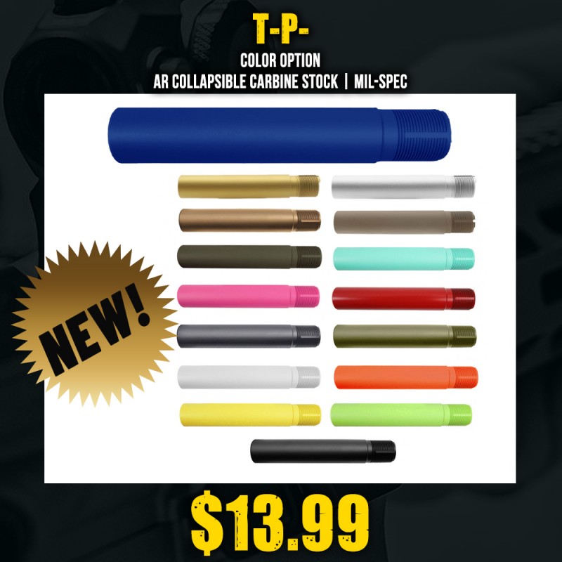 CERAKOTE COLOR OPTION| AR- Pistol Buffer Tube CERAKOTE COLOR OPTION| AR- Pistol Buffer Tube