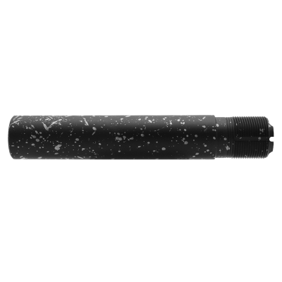 Cerakote Splatter | AR - Pistol Buffer Tube - Base BLACK - Pattern - GLACIER SILVER