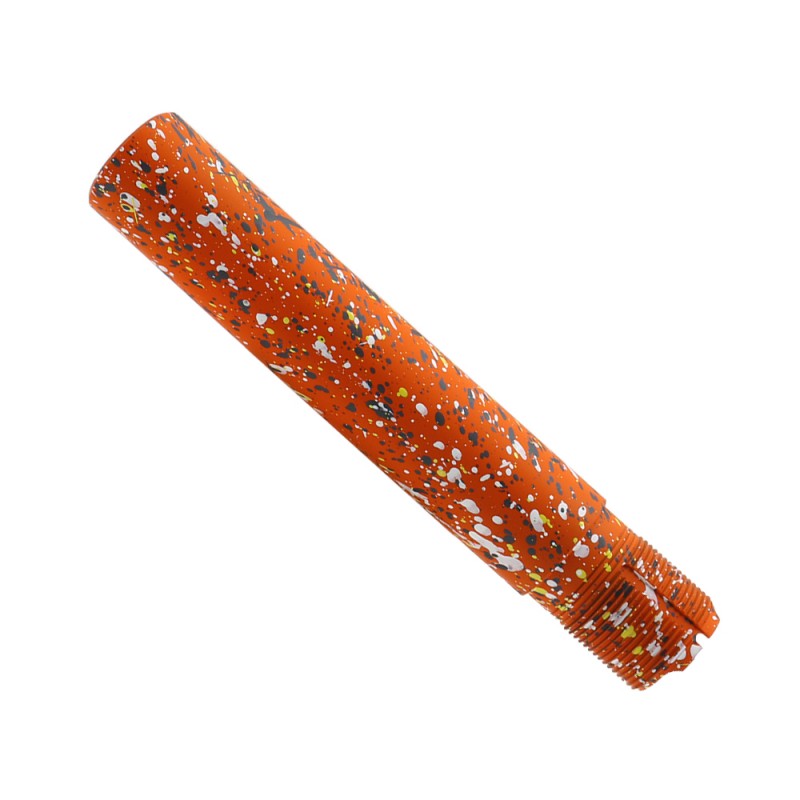 Cerakote Splatter | AR - Pistol Buffer Tube - Base HUNTER ORANGE - Pattern - SNIPER GRAY - BRIGHT WHITE - LEMON ZEST Cerakote Splatter | AR - Pistol Buffer Tube - Base HUNTER ORANGE - Pattern - SNIPER GRAY - BRIGHT WHITE - LEMON ZEST