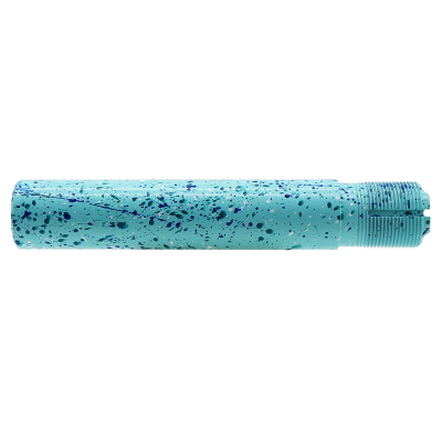 Cerakote Splatter | AR - Pistol Buffer Tube - Base ROBINS EGG - Pattern - AQUA TEAL - BRIGHT WHITE - BLUE FLAME