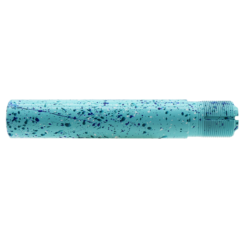 Cerakote Splatter | AR - Pistol Buffer Tube - Base ROBINS EGG - Pattern - AQUA TEAL - BRIGHT WHITE - BLUE FLAME Cerakote Splatter | AR - Pistol Buffer Tube - Base ROBINS EGG - Pattern - AQUA TEAL - BRIGHT WHITE - BLUE FLAME