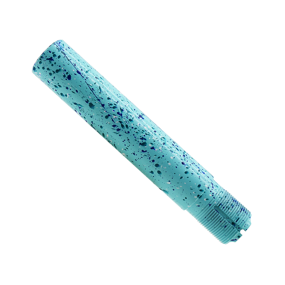 Cerakote Splatter | AR - Pistol Buffer Tube - Base ROBINS EGG - Pattern - AQUA TEAL - BRIGHT WHITE - BLUE FLAME Cerakote Splatter | AR - Pistol Buffer Tube - Base ROBINS EGG - Pattern - AQUA TEAL - BRIGHT WHITE - BLUE FLAME
