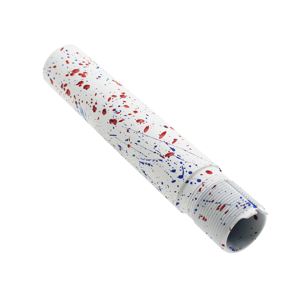 Cerakote Splatter | AR - Pistol Buffer Tube - Base BRIGHT WHITE - Pattern - BLUE FLAME - RED Cerakote Splatter | AR - Pistol Buffer Tube - Base BRIGHT WHITE - Pattern - BLUE FLAME - RED