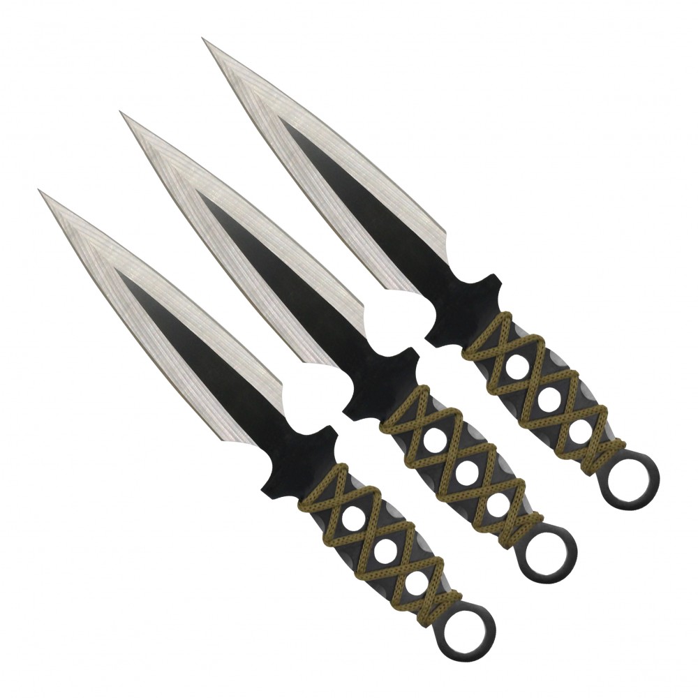9'' Set of 3 Throwing Knives