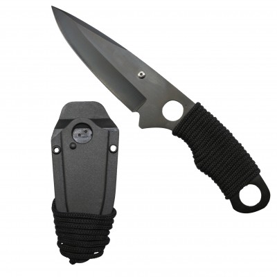 7'' Necklace Knife With ABS Sheath 