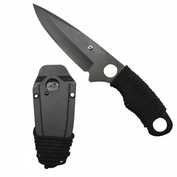 7'' Necklace Knife With ABS Sheath 