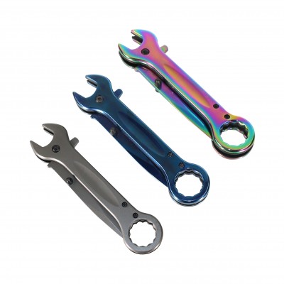 Wrench Shaped Folding Knife - Color Option