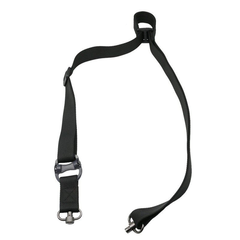 Heavy Duty 1or 2 Point Sling with Quick Detach QD Swivel- Black 