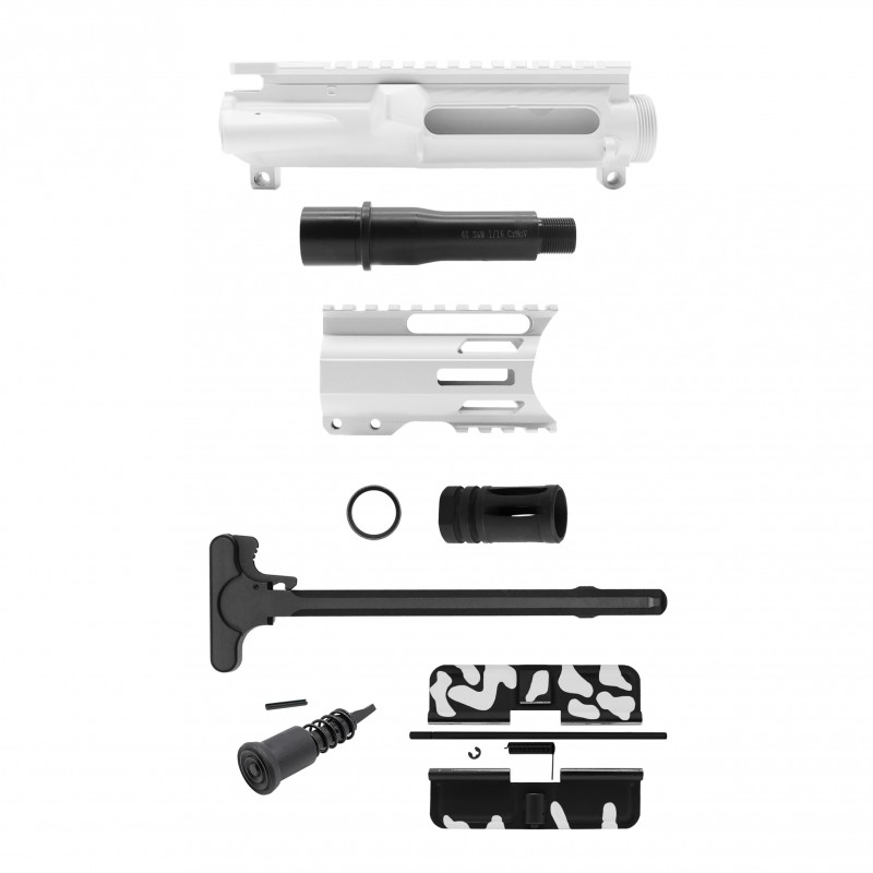 AR-40/ 40 S&W 4" Barrel 4" Handguard | PISTOL UPPER BUILD UPK105 [ASSMBLED]