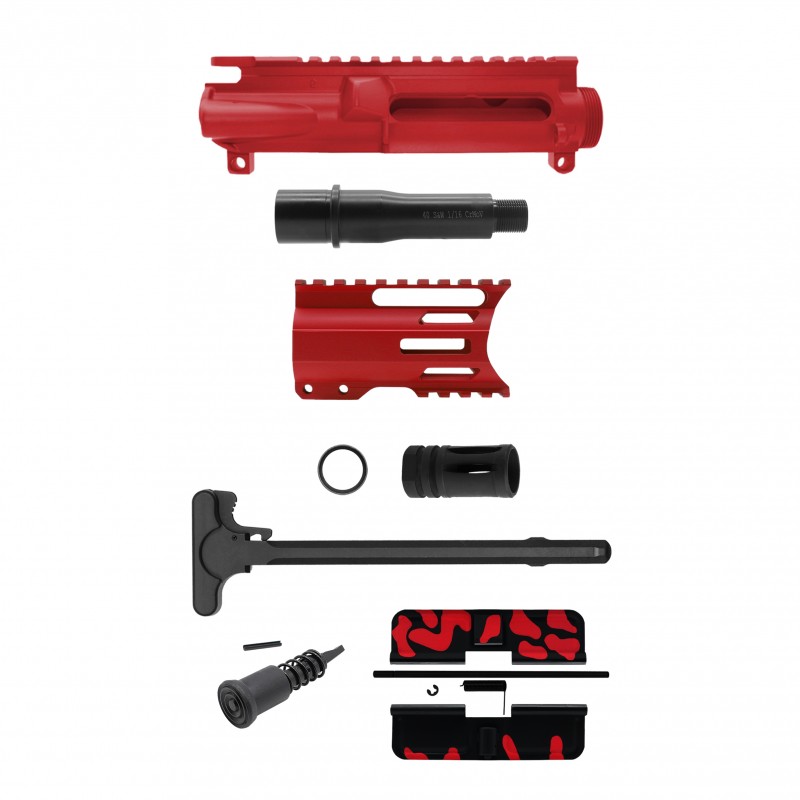 AR-40/ 40 S&W 4" Barrel 4" Handguard | PISTOL UPPER BUILD UPK107 [ASSMBLED]