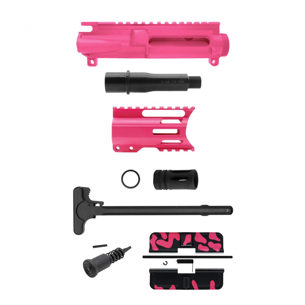 AR-40/ 40 S&W 4" Barrel 4" Handguard | PISTOL UPPER BUILD UPK108 [ASSMBLED]