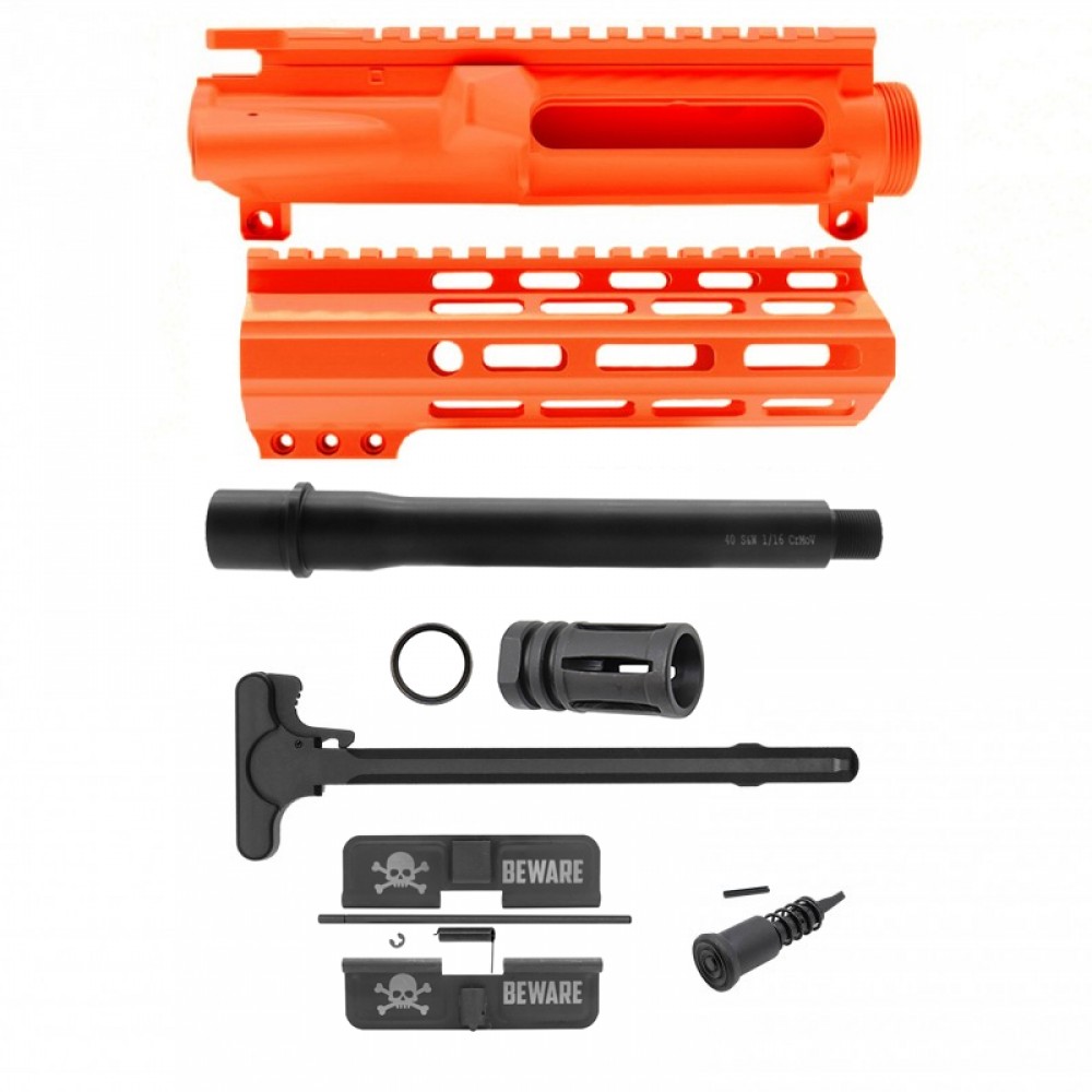 AR-40/ 40 S&W 8" Barrel 7" Handguard M Lok | PISTOL UPPER BUILD UPK109 [ASSMBLED]