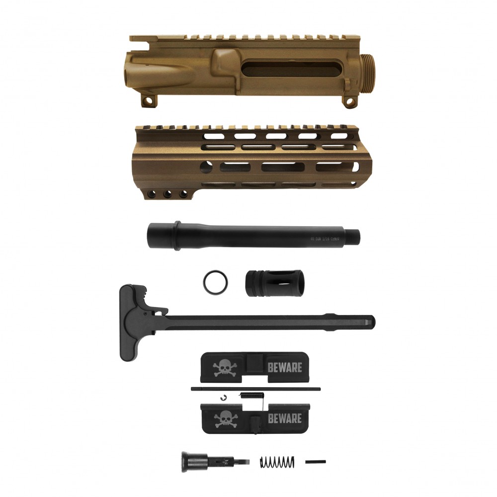 AR-40/ 40 S&W 8" Barrel 7" Handguard M Lok | PISTOL UPPER BUILD UPK109 [ASSMBLED]
