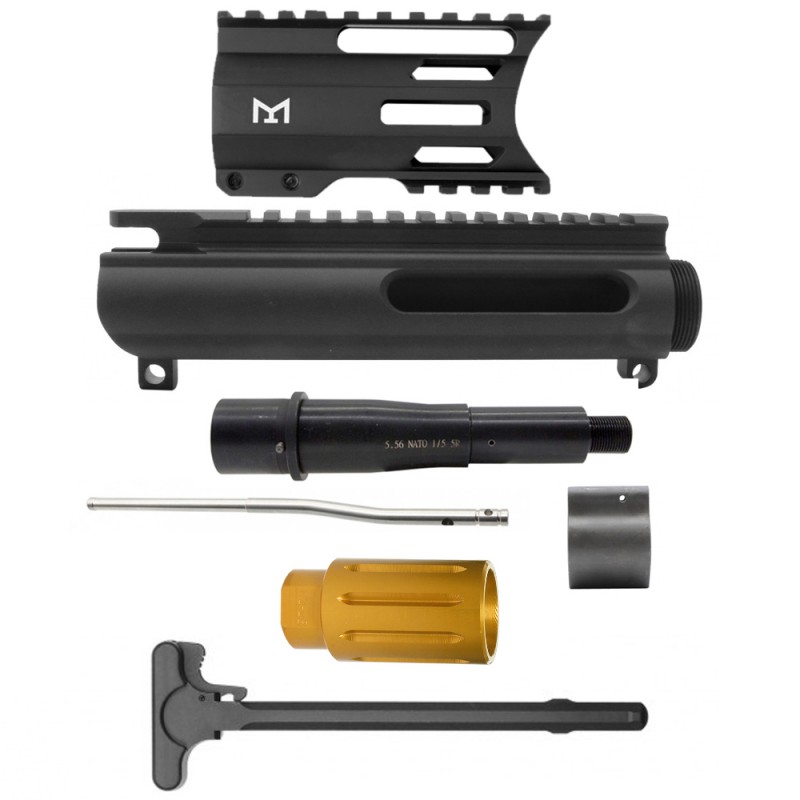 AR-15 .223/5.56 5" Barrel 4" Handguard M Lok| PISTOL UPPER BUILD UPK112 [ASSMBLED]