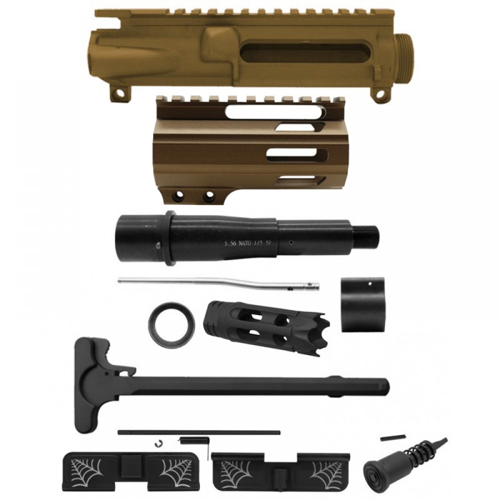 AR-15 .223/5.56 5" Barrel 4" Handguard M Lok| PISTOL UPPER BUILD UPK115 [ASSMBLED]