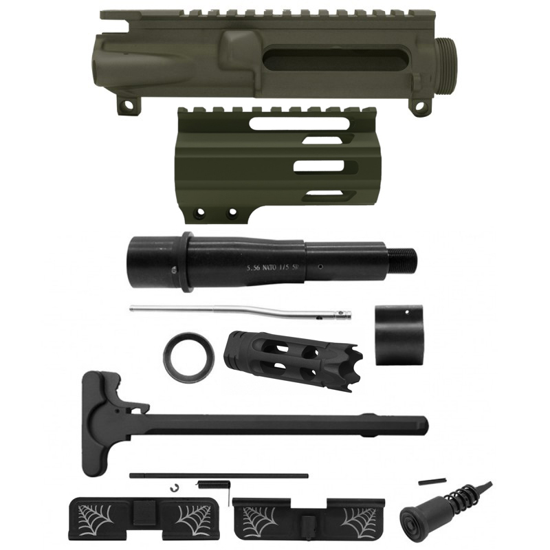 AR-15 .223/5.56 5" Barrel 4" Handguard M Lok| PISTOL UPPER BUILD UPK115 [ASSMBLED]