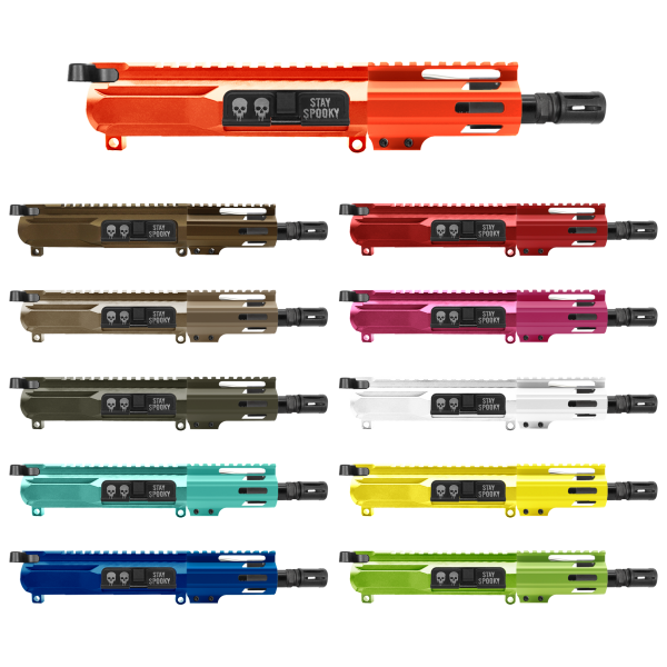 CERAKOTE OPTIONS|AR-15 5'' BARREL 4'' M-LOK HANDGUARD |PISTOL UPPER BUILD UPK116 [ASSEMBLED]