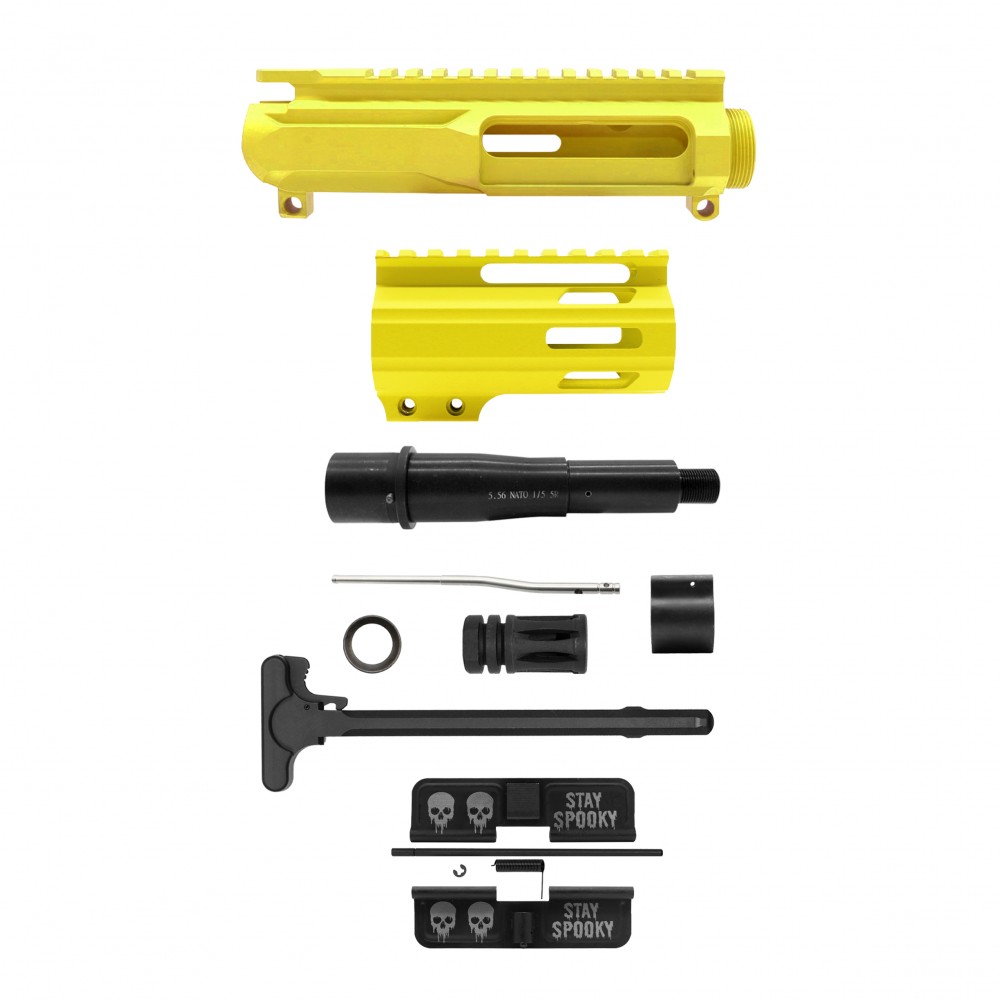 CERAKOTE OPTIONS|AR-15 5'' BARREL 4'' M-LOK HANDGUARD |PISTOL UPPER BUILD UPK116 [ASSEMBLED]