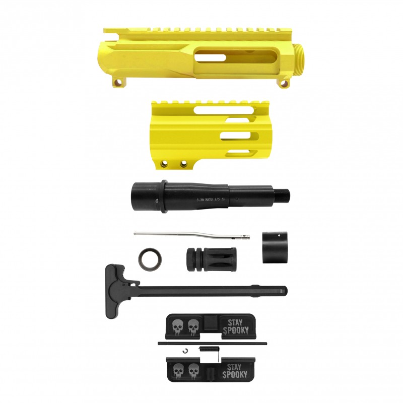 CERAKOTE OPTIONS|AR-15 5'' BARREL 4'' M-LOK HANDGUARD |PISTOL UPPER BUILD UPK116 [ASSEMBLED]