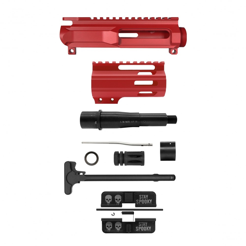 CERAKOTE OPTIONS|AR-15 5'' BARREL 4'' M-LOK HANDGUARD |PISTOL UPPER BUILD UPK116 [ASSEMBLED]