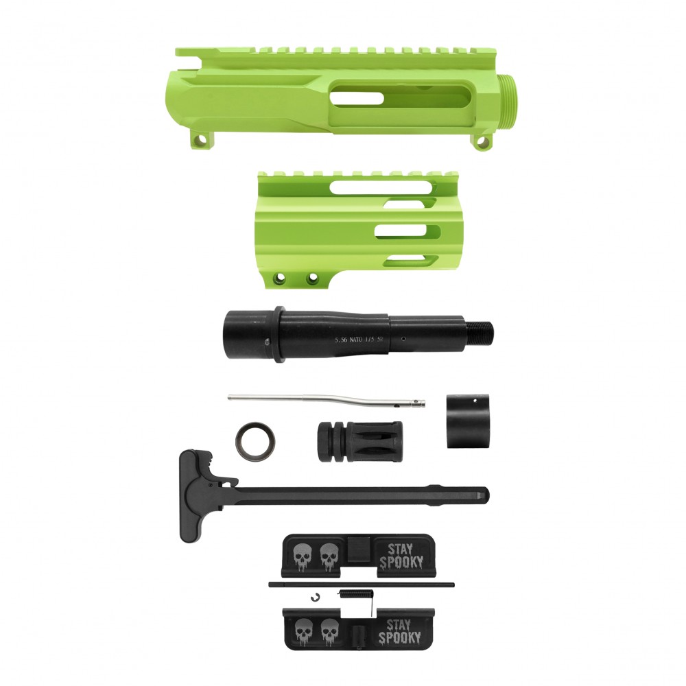 CERAKOTE OPTIONS|AR-15 5'' BARREL 4'' M-LOK HANDGUARD |PISTOL UPPER BUILD UPK116 [ASSEMBLED]