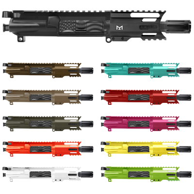AR-40/ 40 S&W 4" Barrel 4" Handguard M Lok | PISTOL UPPER BUILD UPK117 [ASSMBLED]
