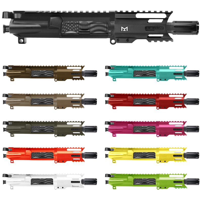 AR-40/ 40 S&W 4" Barrel 4" Handguard M Lok | PISTOL UPPER BUILD UPK117 [ASSMBLED]