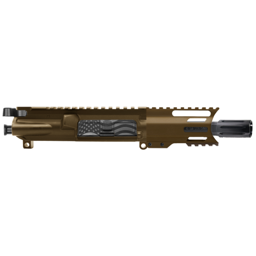 AR-40/ 40 S&W 4" Barrel 4" Handguard M Lok | PISTOL UPPER BUILD UPK117 [ASSMBLED]