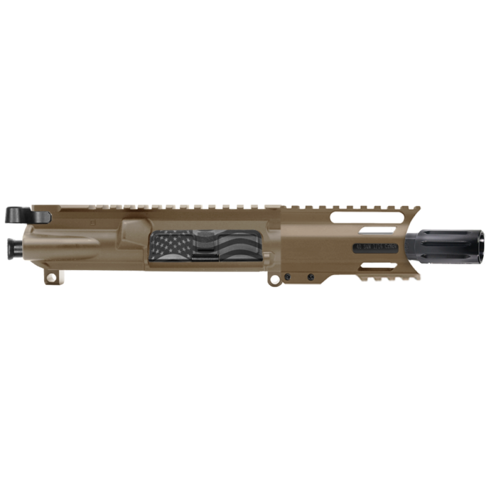 AR-40/ 40 S&W 4" Barrel 4" Handguard M Lok | PISTOL UPPER BUILD UPK117 [ASSMBLED]