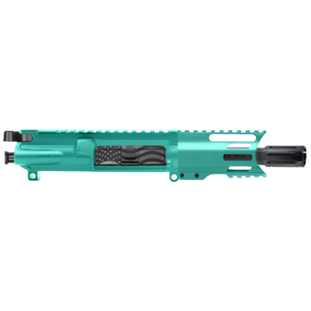 AR-40/ 40 S&W 4" Barrel 4" Handguard M Lok | PISTOL UPPER BUILD UPK117 [ASSMBLED]
