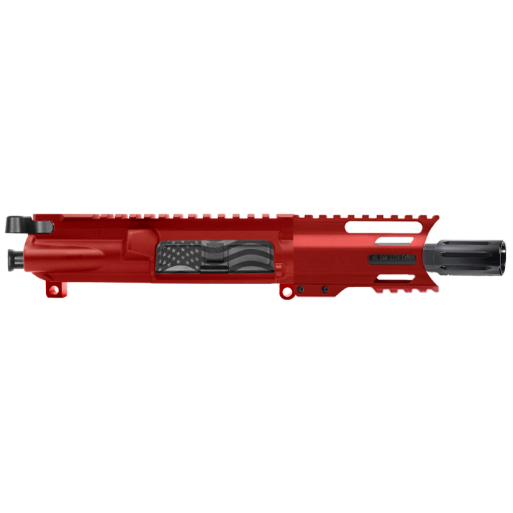 AR-40/ 40 S&W 4" Barrel 4" Handguard M Lok | PISTOL UPPER BUILD UPK117 [ASSMBLED]